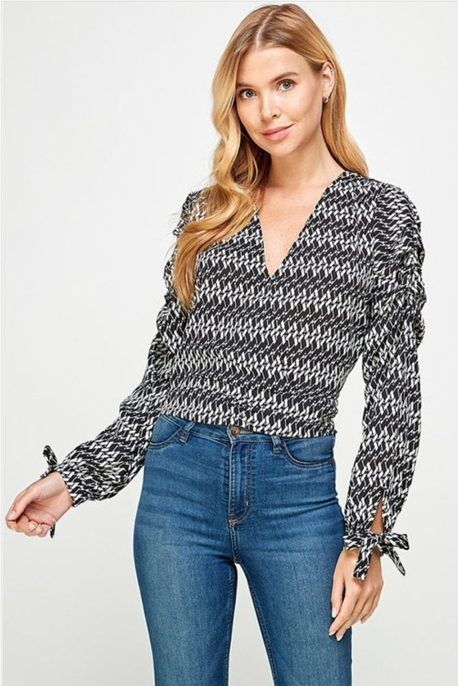 
                      
                        Long Sleeves Band Bottom Top
                      
                    