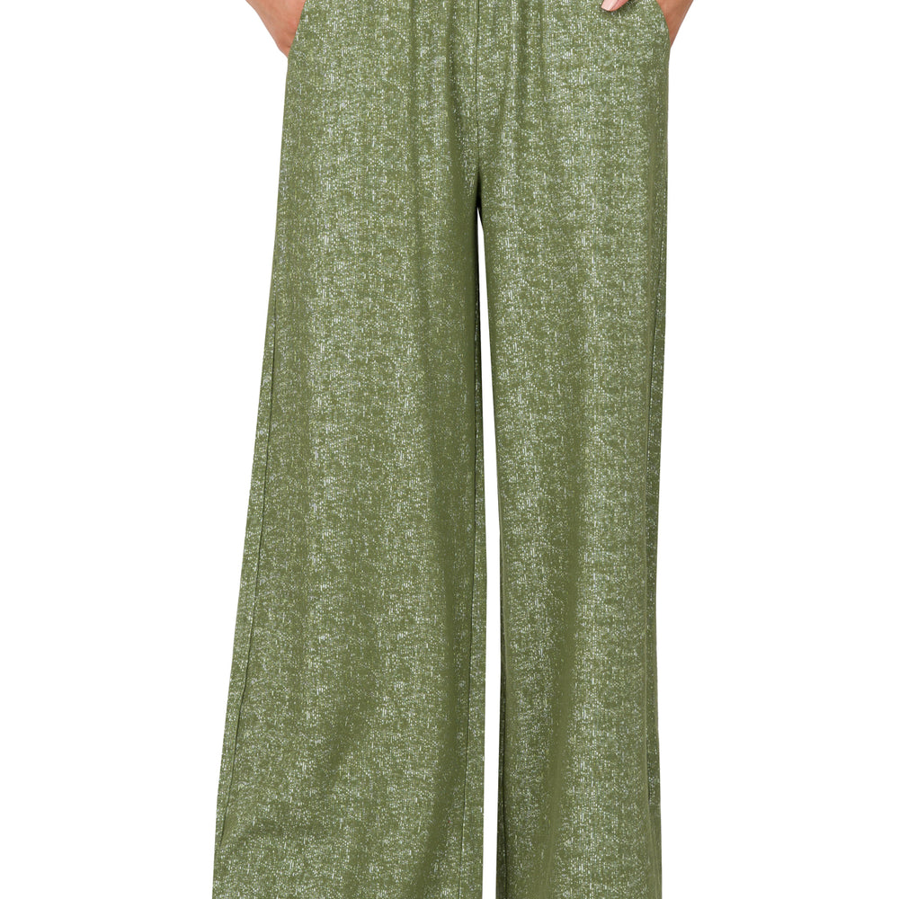 
                      
                        Elastic Wide Leg Pants
                      
                    